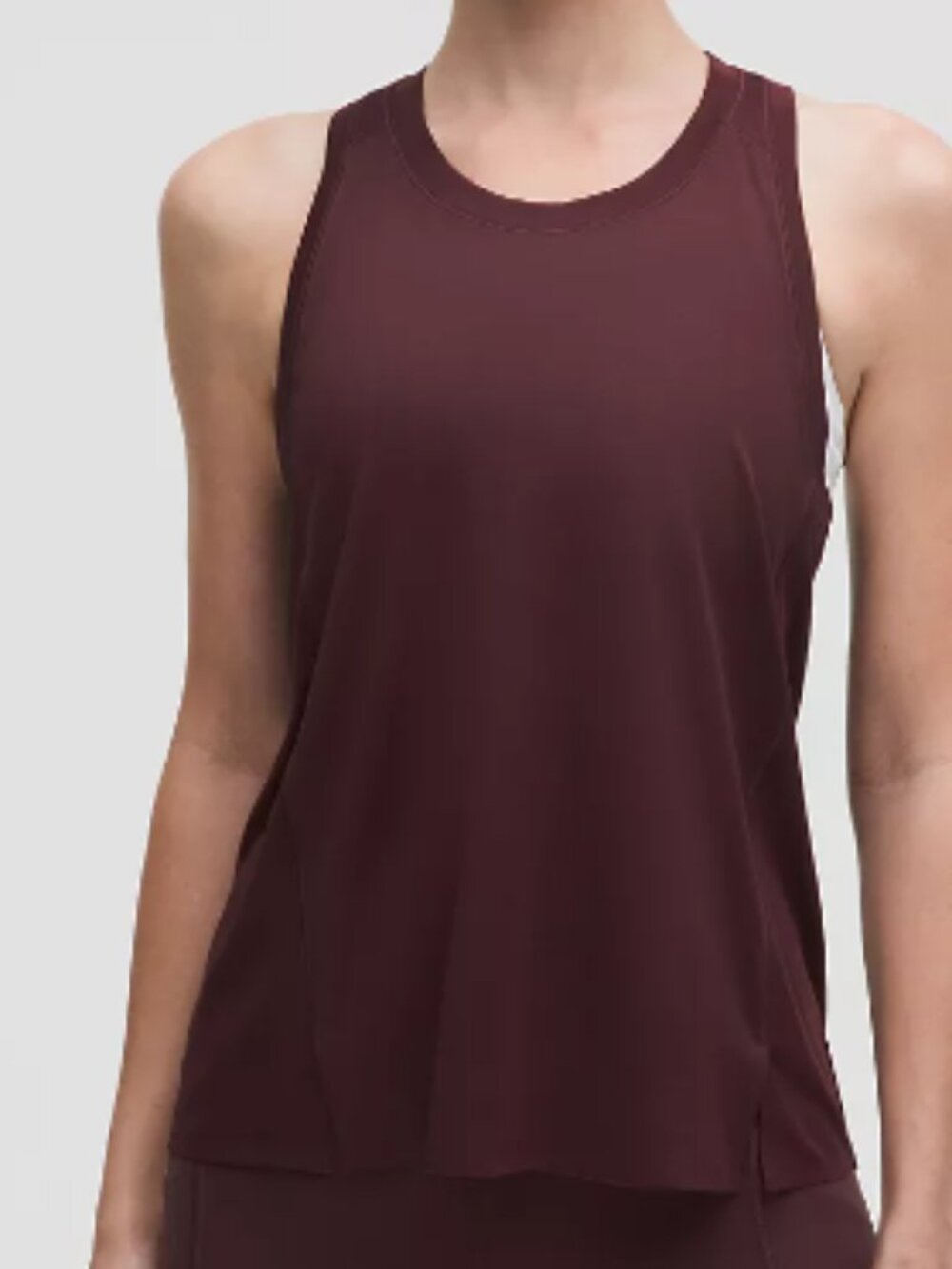 lululemon Fast and Free Singlet Goodnight Plum - NWT